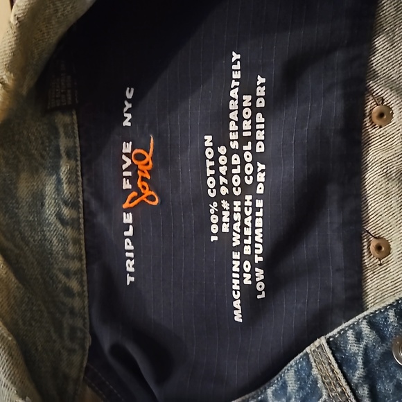 Vintage 90s 555 soul Jean jacket - Picture 3 of 5